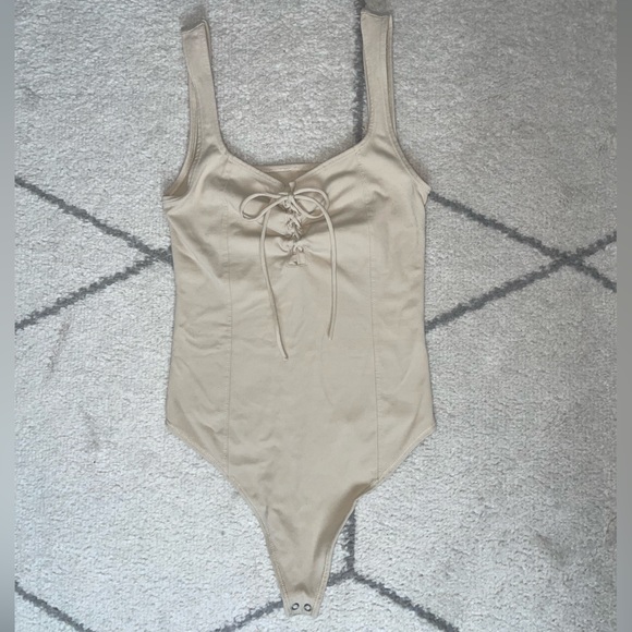 Abercrombie & Fitch Cotton-Blend Tank Bodysuit - Picture 1 of 3